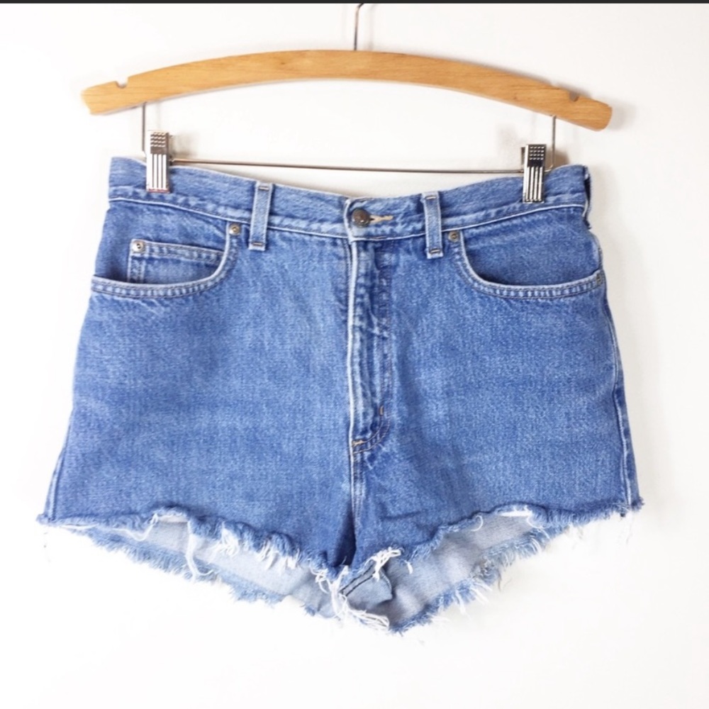 Vintage Lands’ End Cut Off Jean Shorts size 8